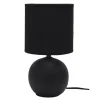 Lampe à Poser en Céramique Loraine 25cm Noir