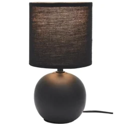 Lampe à Poser en Céramique Loraine 25cm Noir