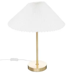 Lampe à Poser en Métal Jiling 47cm Blanc