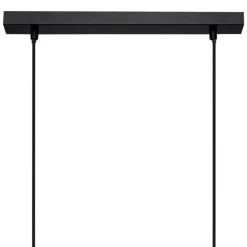 Lampe Suspension 5 Têtes Jake 120cm Noir