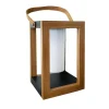 Lanterne solaire SERAPHINA Bois Aluminium H32cm