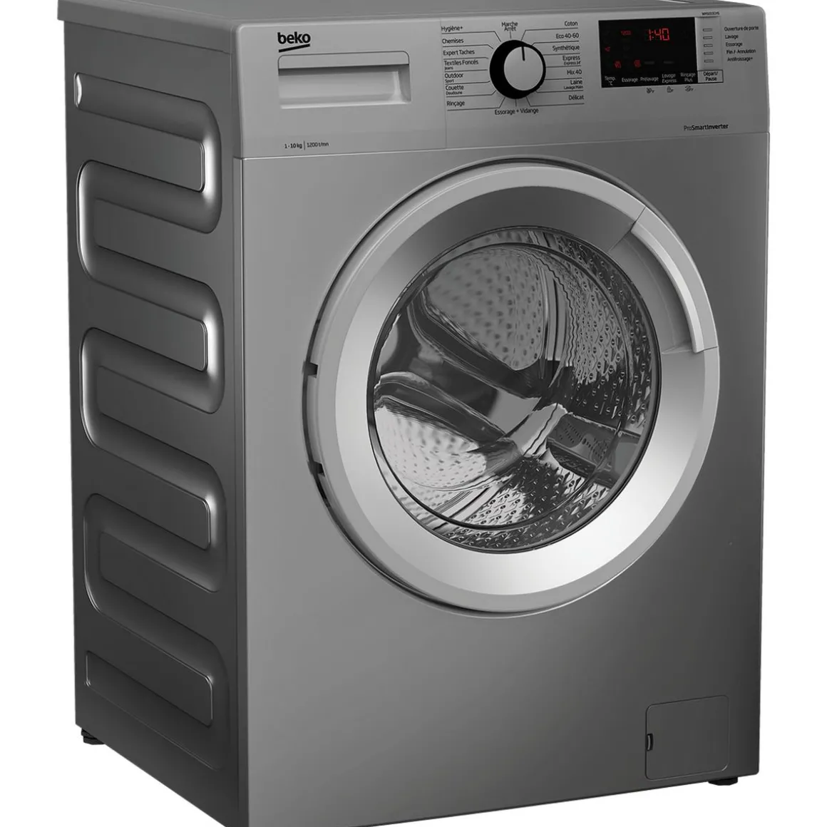 Lave linge hublot à induction WM1015CHS, 10 kg, 1200 T/min, B