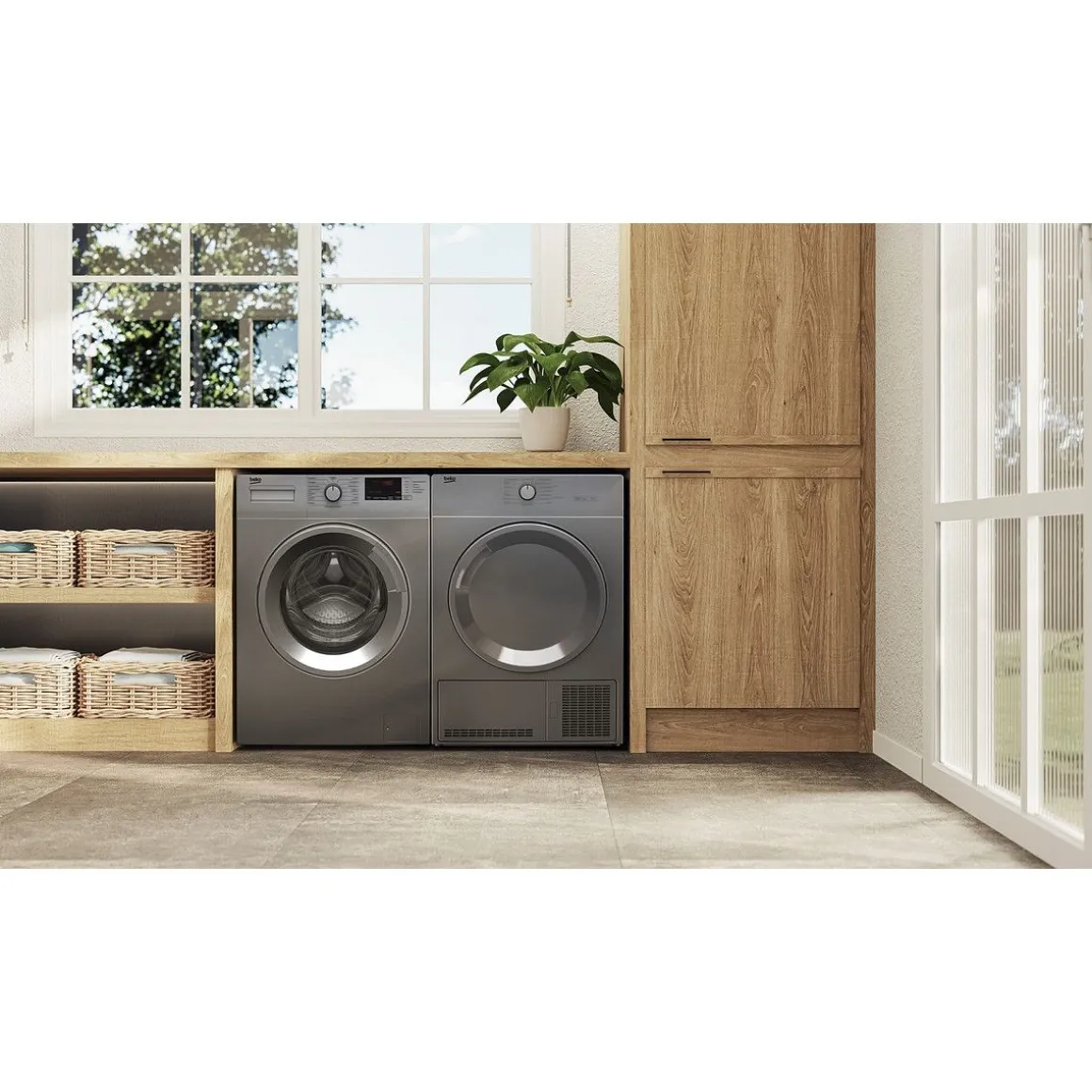 Lave linge hublot à induction WM1015CHS, 10 kg, 1200 T/min, B