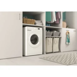Lave linge hublot à induction MTWA81295WEU, 8 kg, 1200 T/min, B