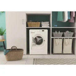 Lave linge hublot à induction MTWA81295WEU, 8 kg, 1200 T/min, B