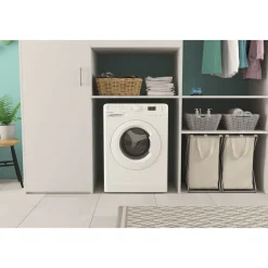 Lave linge hublot à induction MTWA81295WEU, 8 kg, 1200 T/min, B