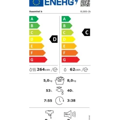 Lave linge séchant hublot ELS85-2b