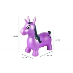 Licorne sauteuse gonflable Lexibook Violet