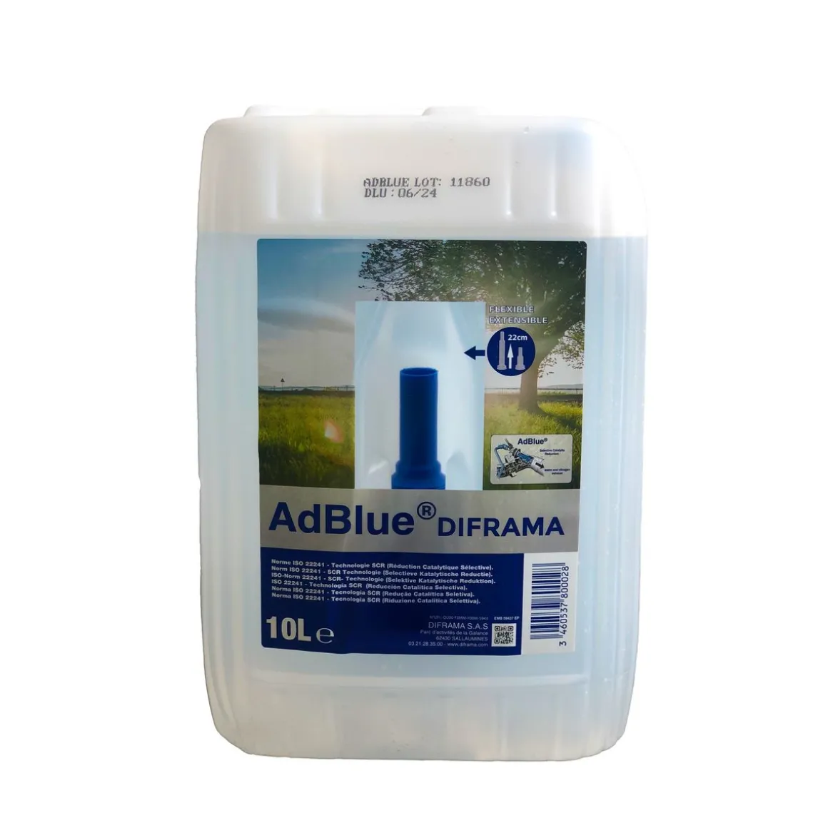 Liquide adBlue technologie scr bidon de 10L
