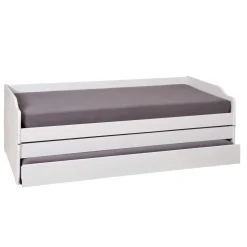 Lit banquette gigogne en pin massif 3 couchages 90x200cm BLANDINE