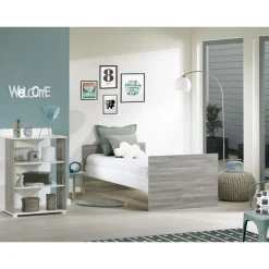 Lit bébé combiné 60 x120 cm évolutif en 90 x190 cm SLEEPY/FLO