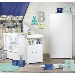 Lit bébé combiné 60x120 cm évolutif en 90x190 cm NEW BASIC