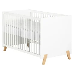 Lit bébé sommier réglable 60x120cm JOY coloris naturel