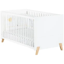 Lit bébé évolutif Little Big Bed 140x70cm JOY coloris naturel
