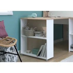 Lit combiné mi hauteur sommier inclus 90x200cm GREG