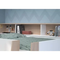 Lit combiné mi hauteur sommier inclus 90x200cm GREG