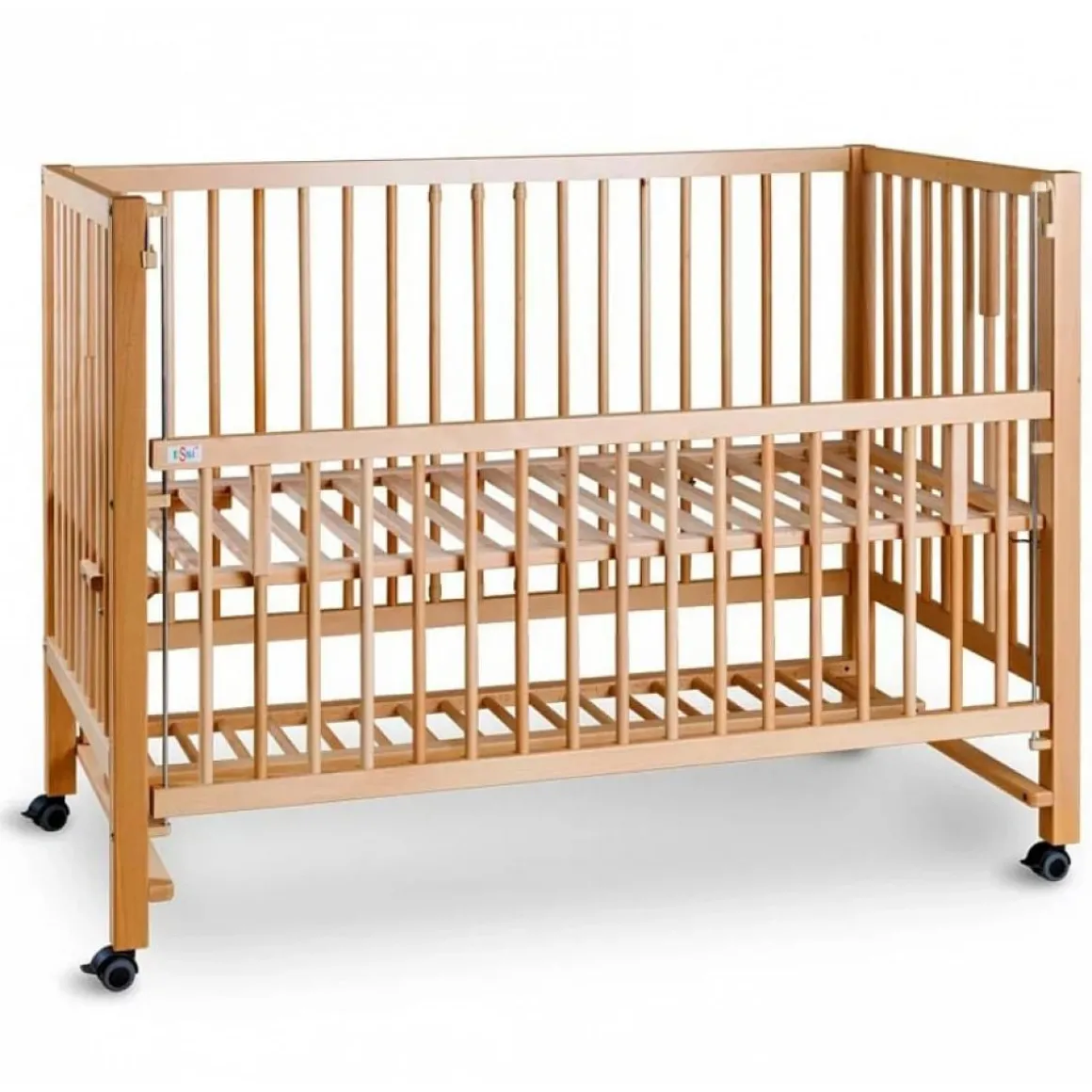 Lit d'appoint XXL HAJO hêtre NATUREL 120x60 cm