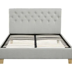 Lit double Emmy - 140 x 190 cm - Beige