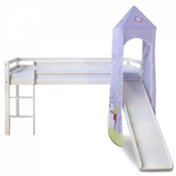 Lit Mezzanine Tour Toboggan Bois de Pin