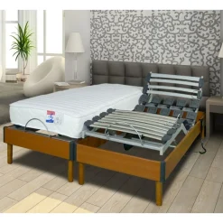 Lit relaxation électrique TPR LOMBATONIC4 - Lit 160x200 cm