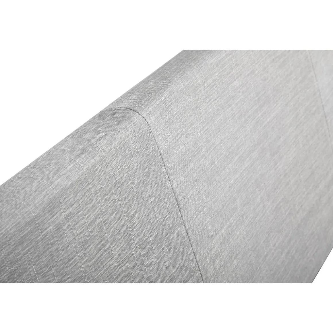 Lit scandinave tissu avec tête de lit et sommier 160x200 cm PORTIMAO