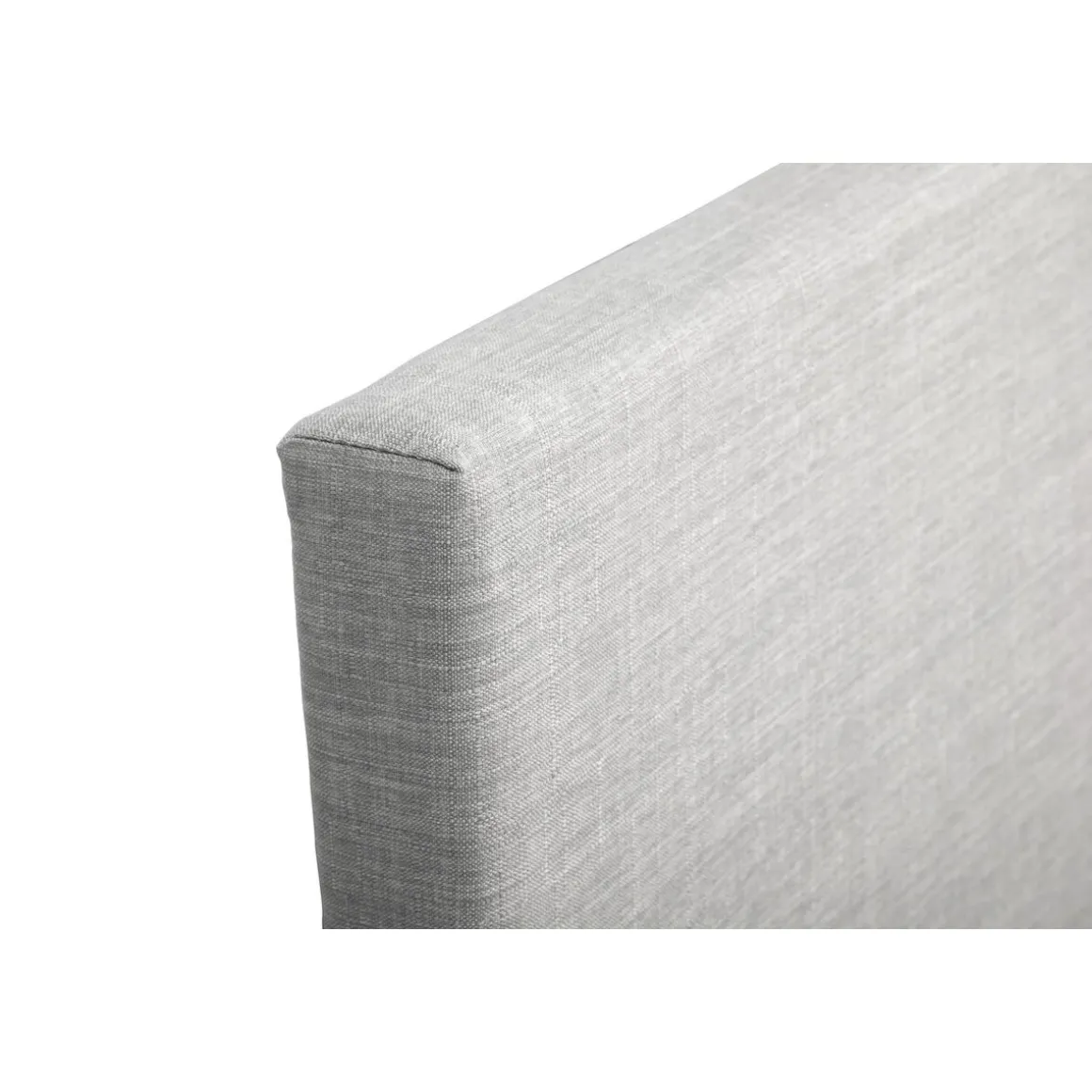 Lit scandinave tissu avec tête de lit et sommier 160x200 cm PORTIMAO