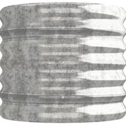 Lit sureleve de jardin Acier enduit de poudre Argente