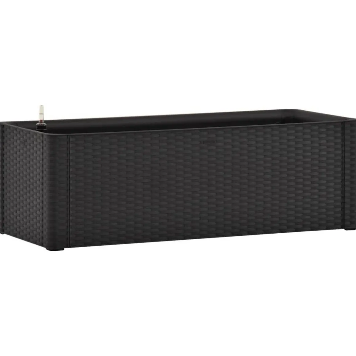 Lit sureleve de jardin systeme arrosage Anthracite 100x43x33 cm