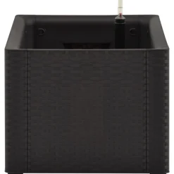 Lit sureleve de jardin systeme arrosage Anthracite 100x43x33 cm