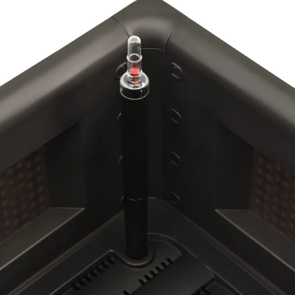 Lit sureleve de jardin systeme arrosage Anthracite 100x43x33 cm