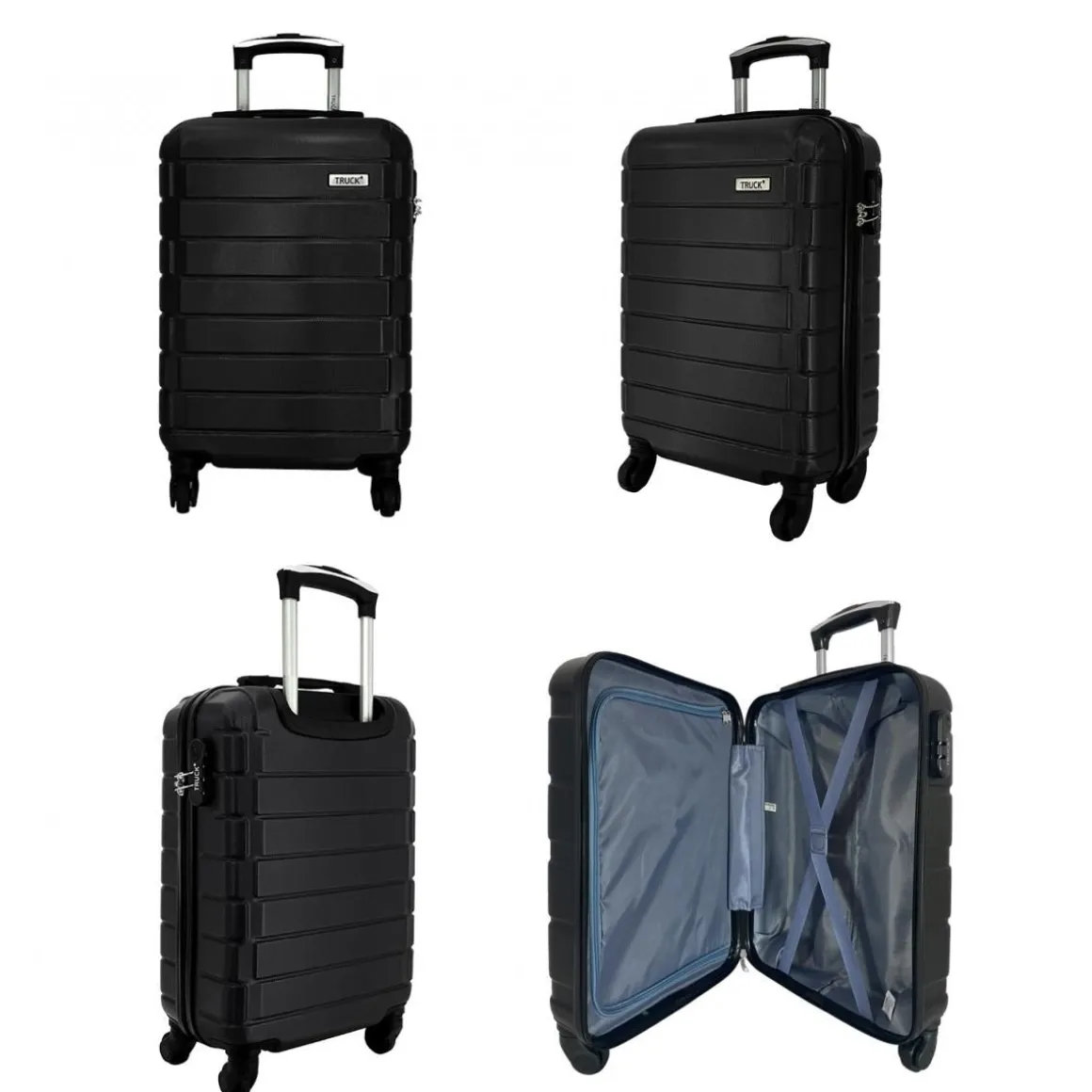 Lot 3 valises dont 1 valise cabine rigides