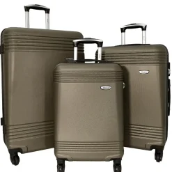 Lot 3 valises dont 1 valise cabine rigides