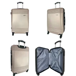 Lot 3 valises dont 1 valise cabine rigides