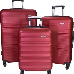 Lot 3 valises rigides dont 1 valise cabine
