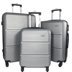 Lot 3 valises rigides dont 1 valise cabine