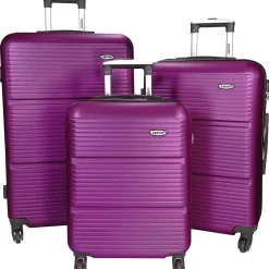 Lot 3 valises rigides dont 1 valise cabine
