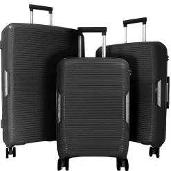 Lot 3 valises rigides dont 1 cabine TSA