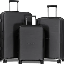 Lot 3 valises rigides dont 1 valise cabine TSA