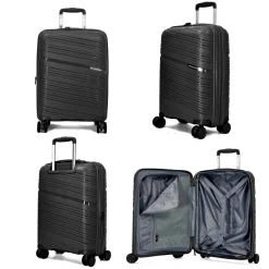 Lot 3 valises rigides dont 1 cabine TSA