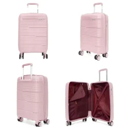 Lot 3 valises rigides dont 1 cabine TSA