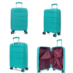 Lot 3 valises rigides dont 1 cabine TSA