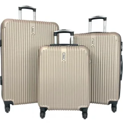 Lot 3 valises rigides dont 1 valise cabine