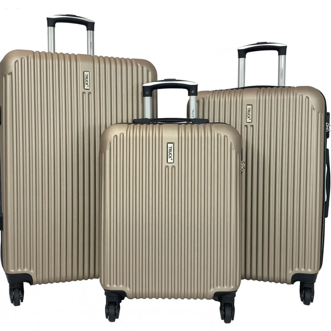 Lot 3 valises rigides dont 1 valise cabine
