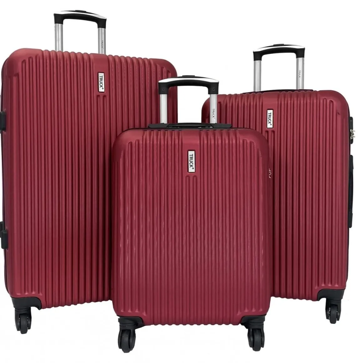 Lot 3 valises rigides dont 1 valise cabine