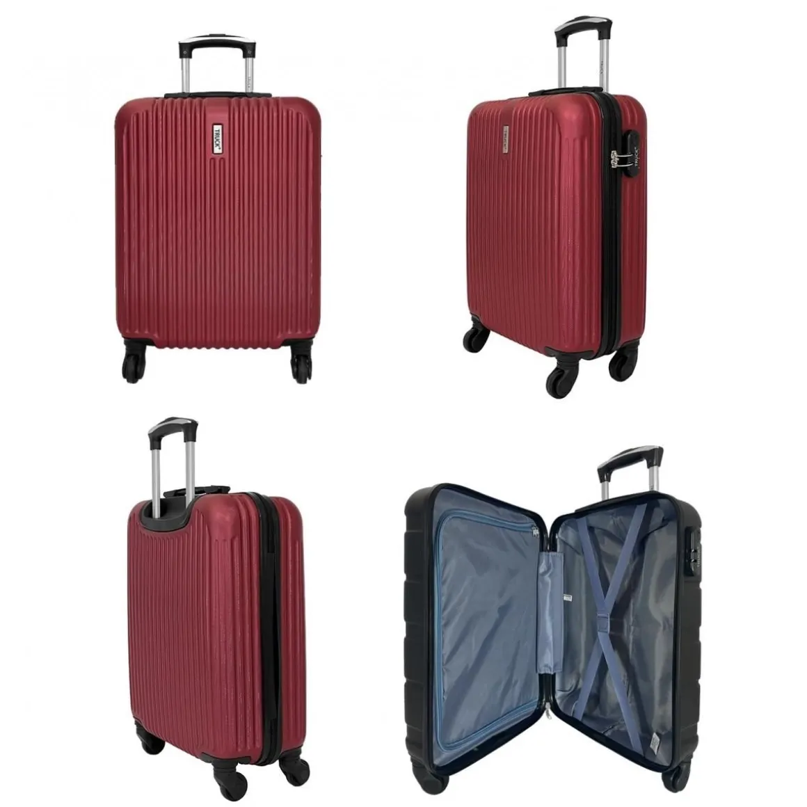 Lot 3 valises rigides dont 1 valise cabine