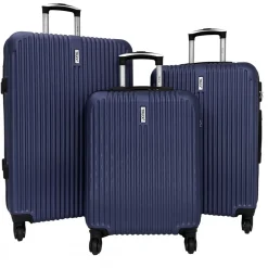 Lot 3 valises rigides dont 1 valise cabine