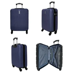 Lot 3 valises rigides dont 1 valise cabine