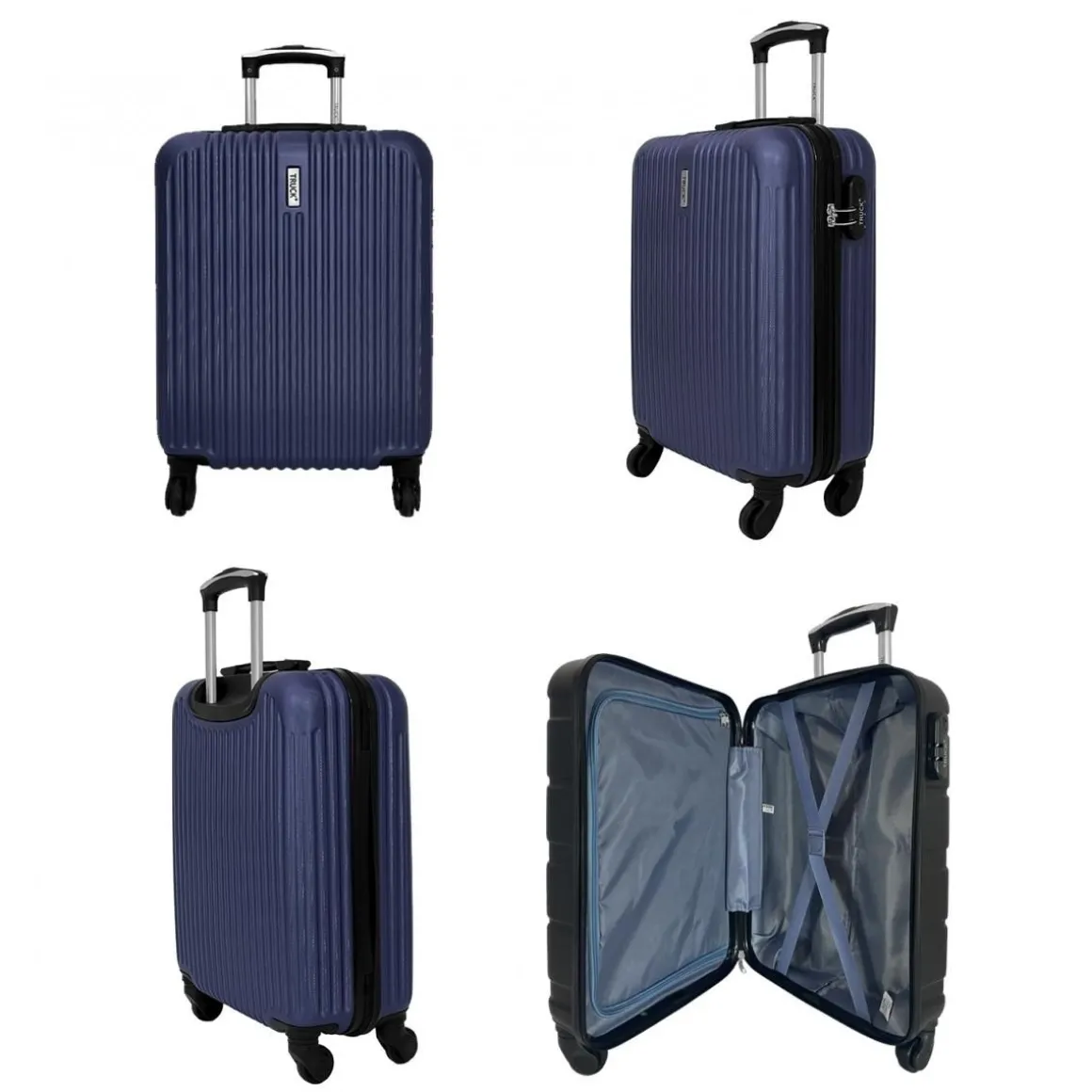 Lot 3 valises rigides dont 1 valise cabine