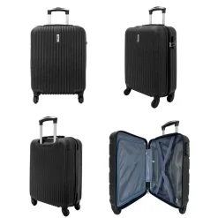 Lot 3 valises rigides dont 1 valise cabine