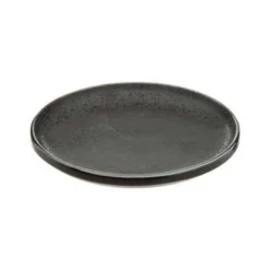 Lot de 6 Assiettes à Dessert Loft 17cm Noir